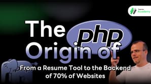 History of PHP from a resume tracking script to a global web standard
