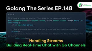Implementing Real-time AI Streaming using Go Channels and Goroutines