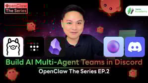 P'Boom demonstrating AI Multi-Agent workflow in Discord using Sempre Framework