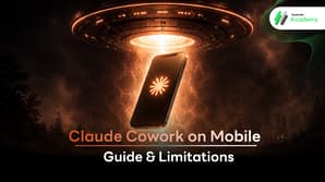 Screenshot of Claude mobile app interface displaying the Claude Cowork feature for task automation.